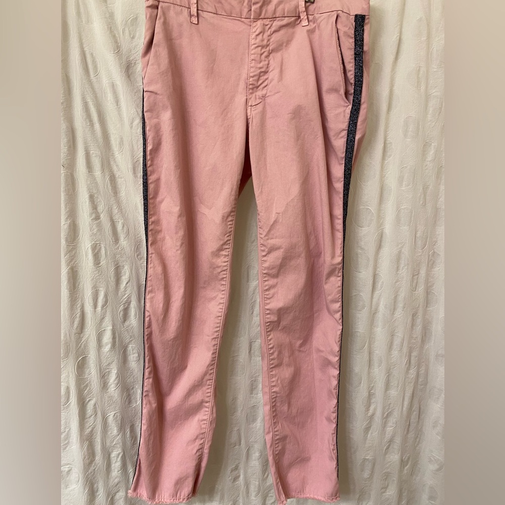 Sundry pink pants with glitter stripes on side.  Really cute.